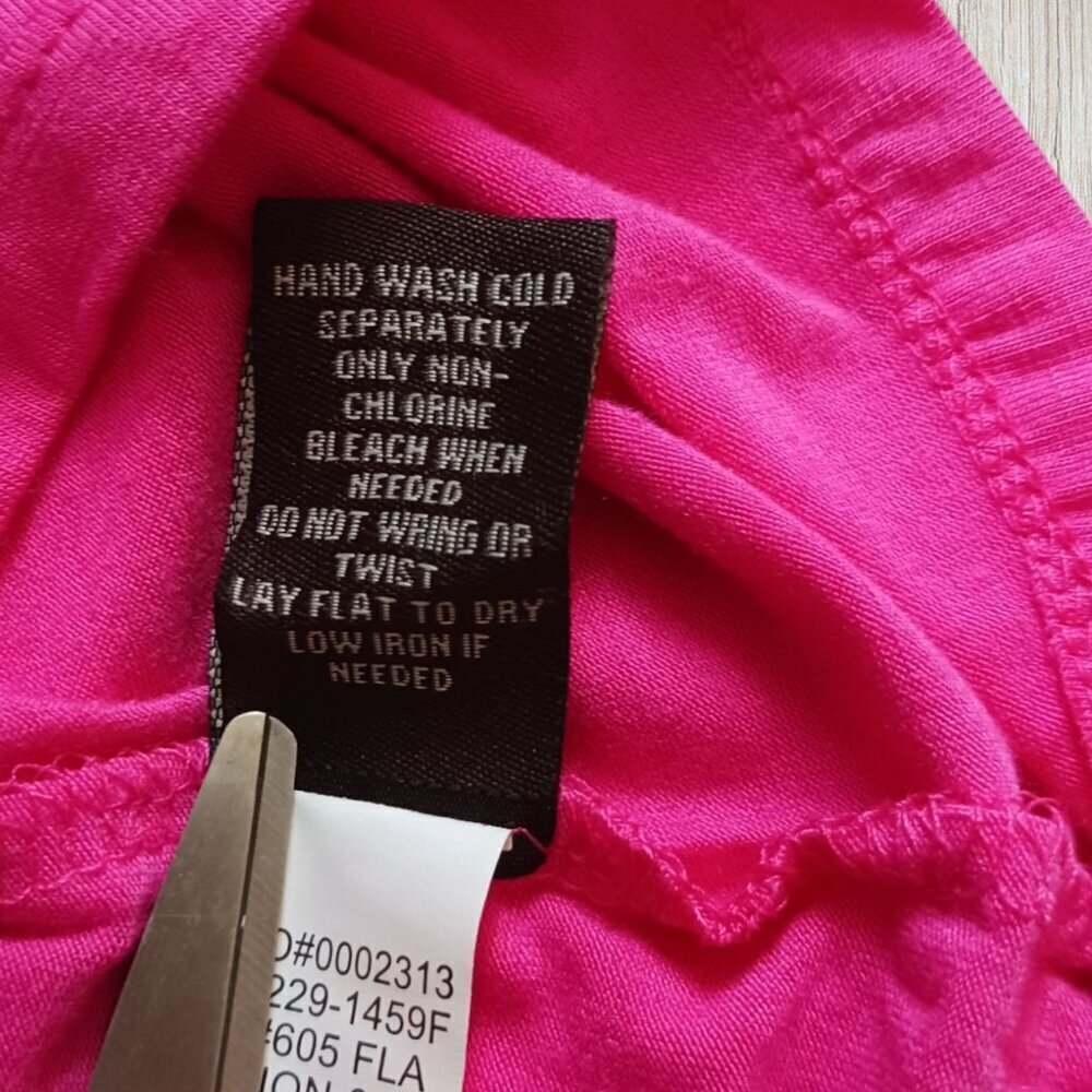 Fever Pink Sleeveless Tank Top Size Medium - Picture 5 of 9